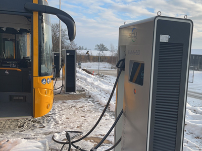 Proyecto de estación de carga de autobuses eléctricos