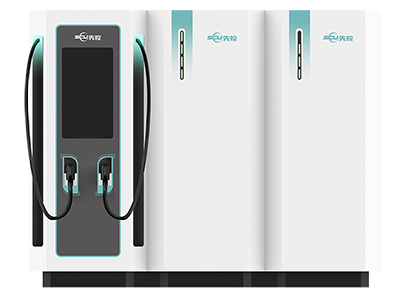 Estación de carga para vehículos eléctricos EVMS ONE, con batería integrada
